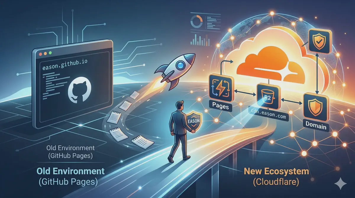 部落格從 GitHub Pages 遷移：為什麼我選擇 Hugo 搭配 Cloudflare Pages