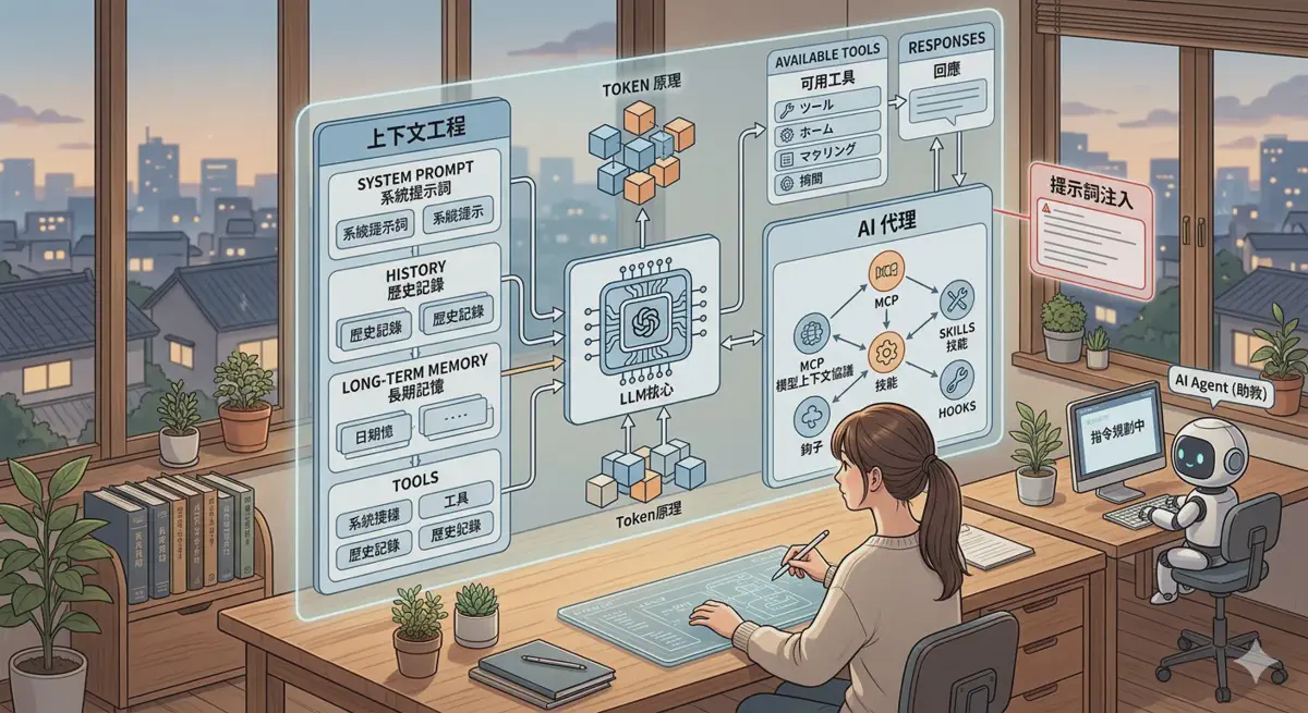 從 Token 原理到 RAG、Context Engineering 與 AI Agent 概念筆記