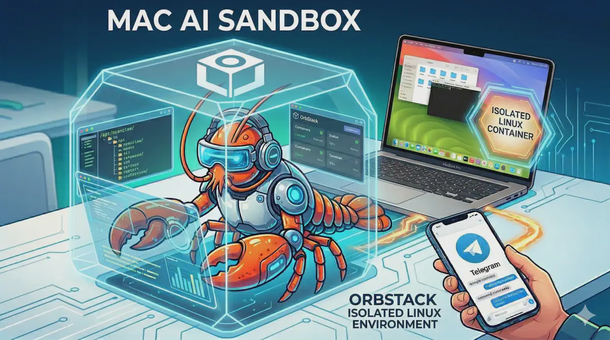在 mac 上透過 orbstack 快速安裝 openclaw 並串接 telegram